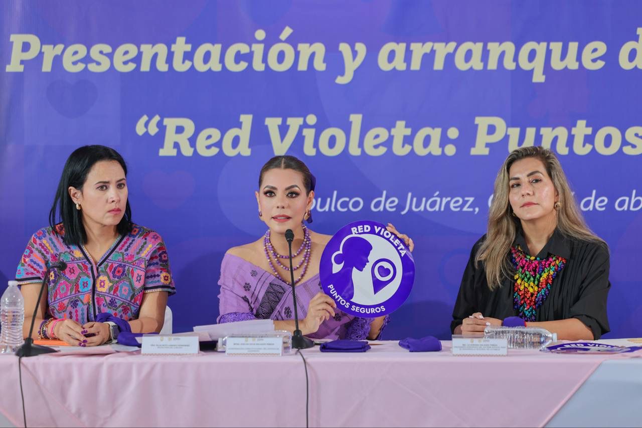 Presenta Evelyn Salgado la Estrategia Red Violeta: Puntos Seguros en Acapulco