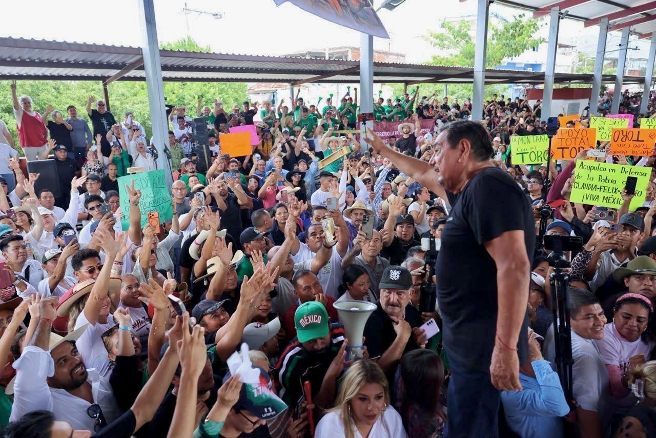 Félix Salgado inicia en Acapulco asambleas informativas y llama a priorizar la defensa de la patria sobre las candidaturas